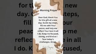 MORNING PRAYER ✝️♥️🙏❤️morningprayershorts 🪽🪽🪽🪽🛐🛐🛐✝️✝️✝️ [upl. by Akceber]