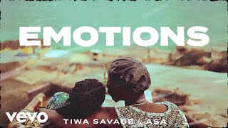 Tiwa Savage  Emotions Official Lyric Video ft Aṣa [upl. by Mathian]