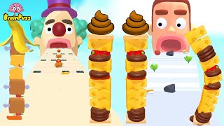 Sandwich Runner  Sandwich Stacker  iOS Android Mobile Gameplay Walkthrough 3 NEW BIG APK UPDATE [upl. by Apgar]