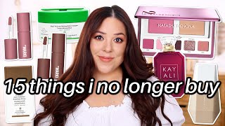 15 THINGS I NO LONGER BUY ❌ MAKEUP SKINCARE HOME amp LIFESTYLE [upl. by Lydon841]