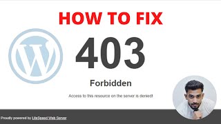 How to fix 403 FORBIDDEN ERROR in your WordPress Website  Google Chrome 2023 [upl. by Horowitz]