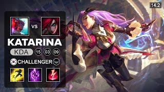 Katarina vs Yone Mid  KR Challenger  Patch 142 Season 14 [upl. by Shapiro]