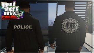 GTA Online How To Get A FIB or Police Outfit Online GTAO Gameplay [upl. by Bozovich]