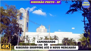 Caminhando pela cidade  Rib Preto  SP  Do Ribeirão Shopping até o Novo Mercadão 140124  【4K】 [upl. by Aicilyt]