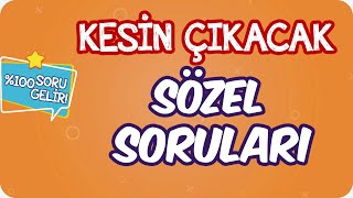 Kesin Çıkacak LGS Sözel Soruları 2020  LGSde Buradan Çıkar [upl. by Julee992]