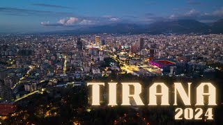 Tirana 2024 From Above  🇦🇱 Albania MTravelVlog [upl. by Annayehc872]