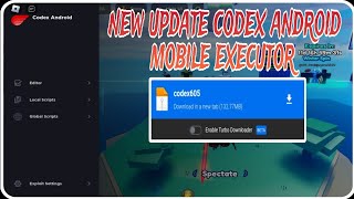 New Update Codex 605 Mobile Executor  One of the Best Roblox Mobile Executor  Roblox Executor [upl. by Josephson]