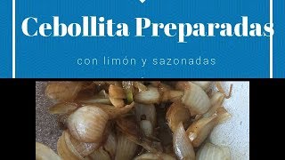 Cebollas preparadas [upl. by Vanhomrigh107]