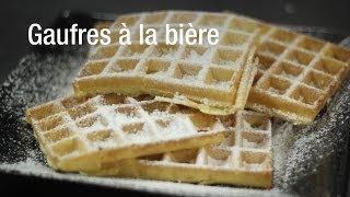 Recette des gaufres traditionnelles à la bière [upl. by Adamec]