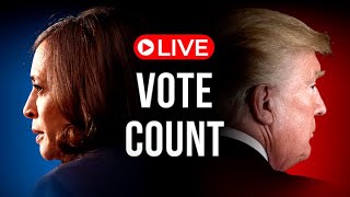 LIVE Vote Count  Trump vs Kamala  Election 2024 [upl. by Arlan]