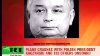 Polish Lech President Kaczynski in plane crash 87 killedmpg [upl. by Arotahs267]