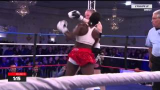 BOXE championnat du monde catégorie super weltter AnneSophie Mathis contre Oxandia Castillo [upl. by Suolevram67]