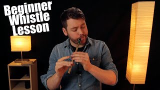 Irish Tin Whistle Beginner Lesson Basics [upl. by Alyahs797]