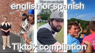 English or Spanish TikTok compilation [upl. by Letti]