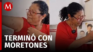 Madre buscadora resultó con múltiples moretones tras ser sacada de un evento en Zacatecas [upl. by Pierce]