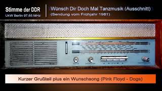 Wünsch dir doch mal Tanzmusik kurzer Ausschnitt 1981 [upl. by Cohla]