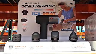 SHARPER IMAGE POWER PERCUSSION PRO HOT AND COLD MASSAGER Shop with us at Costco [upl. by Asselem]