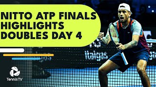 KyrgiosKokkinakis amp MekticPavic Feature  Nitto ATP Finals 2022 Doubles Highlights Day 4 [upl. by Silbahc]