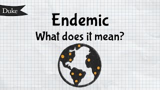 What does endemic mean  Quick Learner [upl. by Auop]