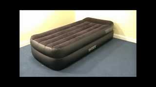 Intex TwinSingle Airbed with BuiltIn Pump [upl. by Bently]