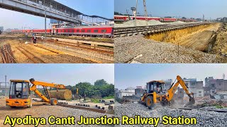 Ayodhya Railway Station latest updateAyodhya cantt Junction railway stationAyodhya redevelopment [upl. by Deerdre514]