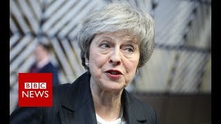 May back in Brussels for EU talks  BBC News [upl. by Chantalle]