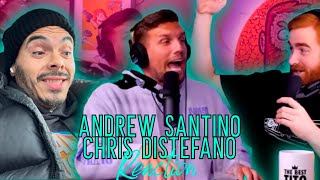 Best of Andrew Santino and Chris Distefano  FIRST TIME REACTION [upl. by Coltin]