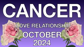 ♋️ Cancer October 2024 ❤️ All that glitters ❤️ Love Relationship Tarot Reading [upl. by Lladnar]