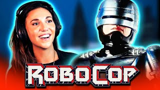 ROBOCOP 1987 Movie Reaction w Coby FIRST TIME WATCHING [upl. by Nolek294]