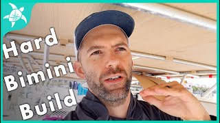 BUILDING a HARDTOP BIMINI for my CATAMARAN Part 1 [upl. by Assilrac]