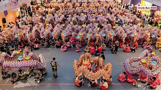 2024 Largest Gathering Of Dancing Dragons 118 Dragons Eye Dotting Ceremony  KSL Esplanade Mall 118 [upl. by Darleen]