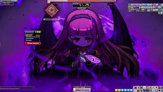 Reboot Maplestory Demon Slayer Black Mage solo 21Min 2nd Acc Prog [upl. by Jamieson689]