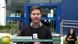 Moradores de mais 14 cidades do RS já podem solicitar o Saque Calamidade do FGTS [upl. by Letsirc]