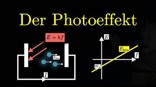 Der Photoeffekt  Erklärung Experiment Berechnungen Quantenphysik [upl. by Rebe]