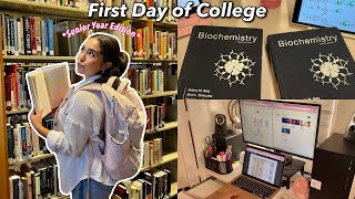 First Day of College as a Senior  GRWM Goals amp Semester Prep [upl. by Meece]