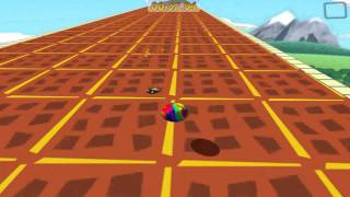 Marble Race 17 w all Solid Colored Marbles [upl. by Rebmat]