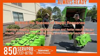 Fast Disaster Response How SERVPRO Stages Equipment for Quick Emergency Restoration [upl. by Inessa]