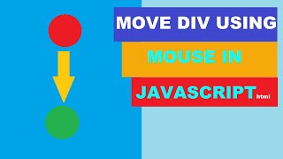 how to move div using mouse cursor in js move div using mouse  move div html css js hypercodez [upl. by Relly]