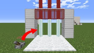 Como FAZER uma PORTA A LASER no Minecraft  Porta Automática [upl. by Ellerehs]