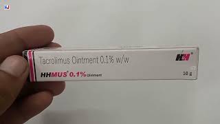 Hhmus 01 Ointment  Tacrolimus Ointment 01 Uses  Hhmus 01 Ointment Uses Side effects Benefits [upl. by Ulane]