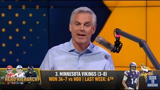 THE HERD  Colin Cowherd SHOCKS Minnesota Vikings Are A TOP 3 Team With Sam Darnold  NFL [upl. by Nap]