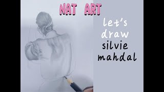 lets draw silvie mahdal fast sketching [upl. by Brigg]