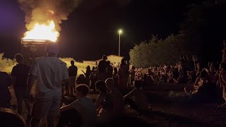 Feu de la SaintJean à GrosRéderching [upl. by Nonnac]