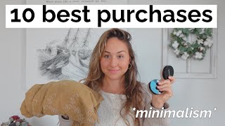 10 BEST purchases I made this year  minimalism [upl. by Townsend]