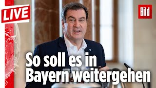 🔴 Söders CoronaUpdate aus Bayern [upl. by Parette]