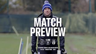 Match Preview  Dave Challinor  Stockport County Vs Colchester United  202324 [upl. by Larual160]