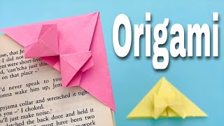 Kolay Origami 👉 Kağıttan Fiyonk Kitap Ayracı Yapımı 562 [upl. by Ttcos260]