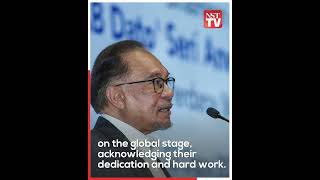 Anwar promises new framework to boost Malaysias sports performance [upl. by Adnovad]