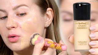 Viral MAC Studio Radiance Foundation Review  Milabu [upl. by Etnad937]