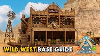 Frontier Saloon House Build  Building Tutorial  ARK Scorched Earth [upl. by Marchall]